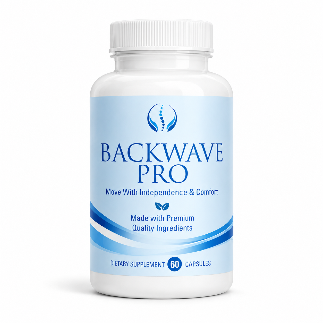 One bottle of BackWave Pro